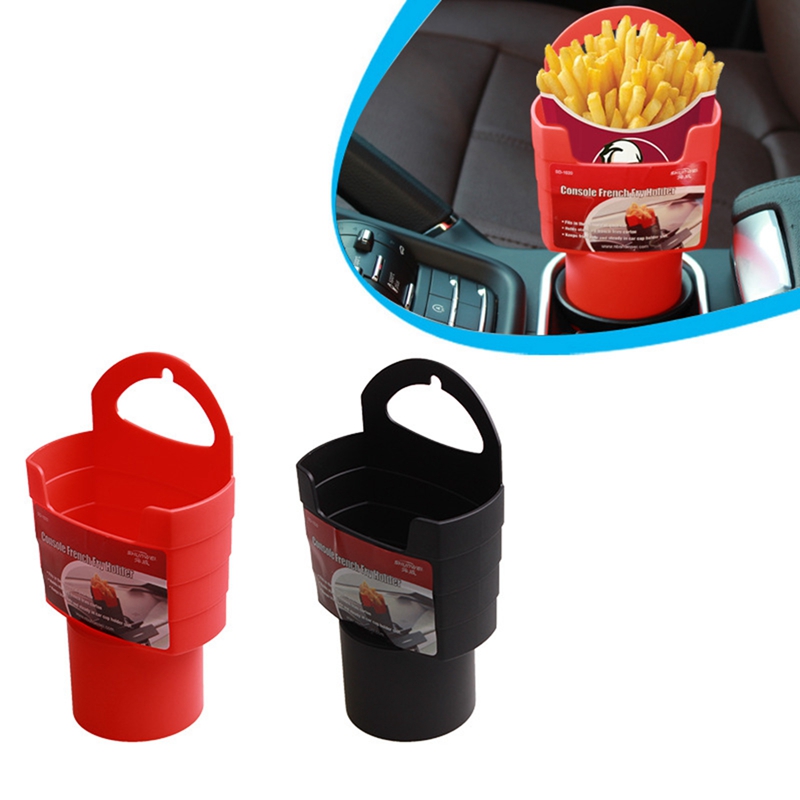 Food Snacks Drinks - Car French Fries Holder Storage Case