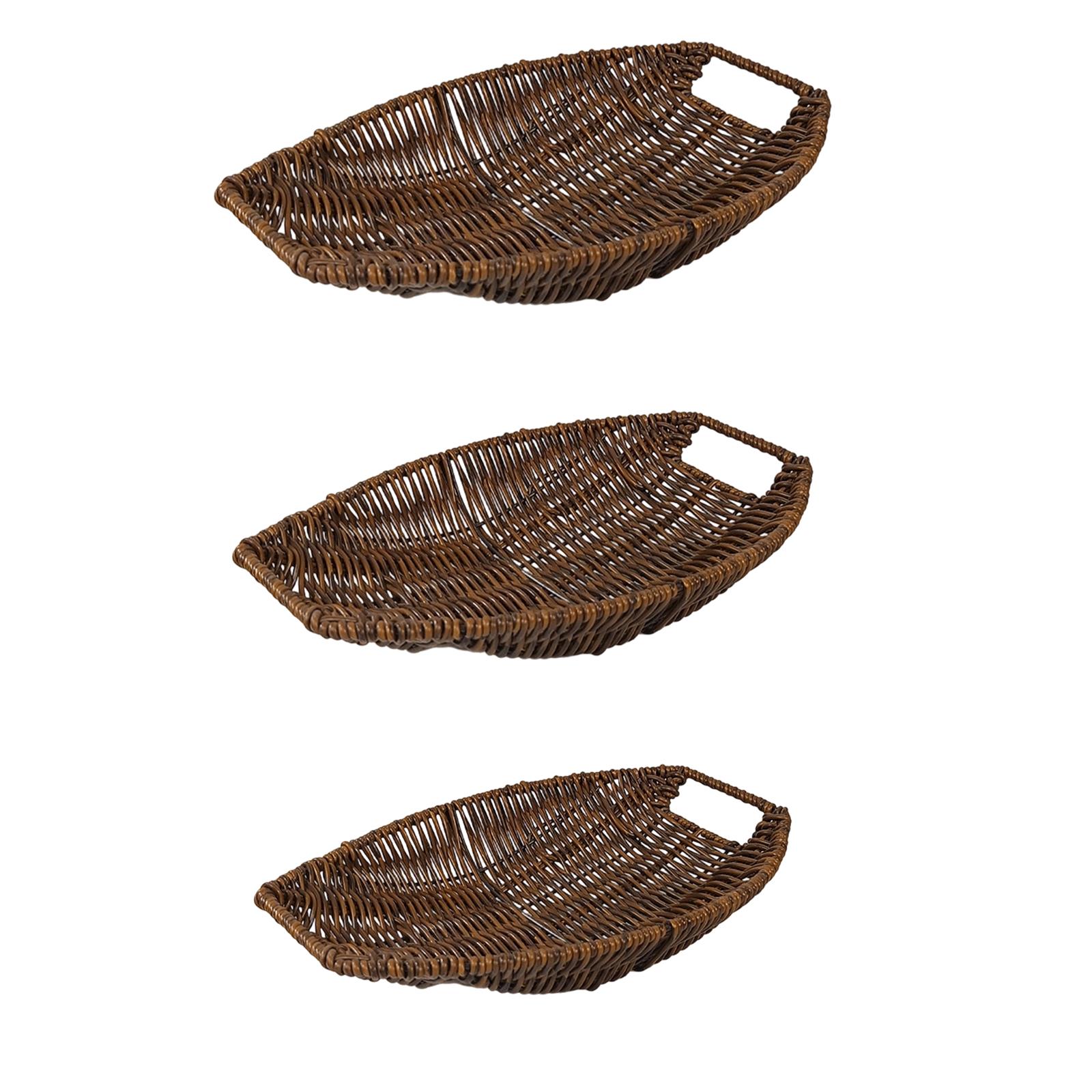 Rustic Rattan Storage Basket S - Food Snacks Drinks 评论和价格