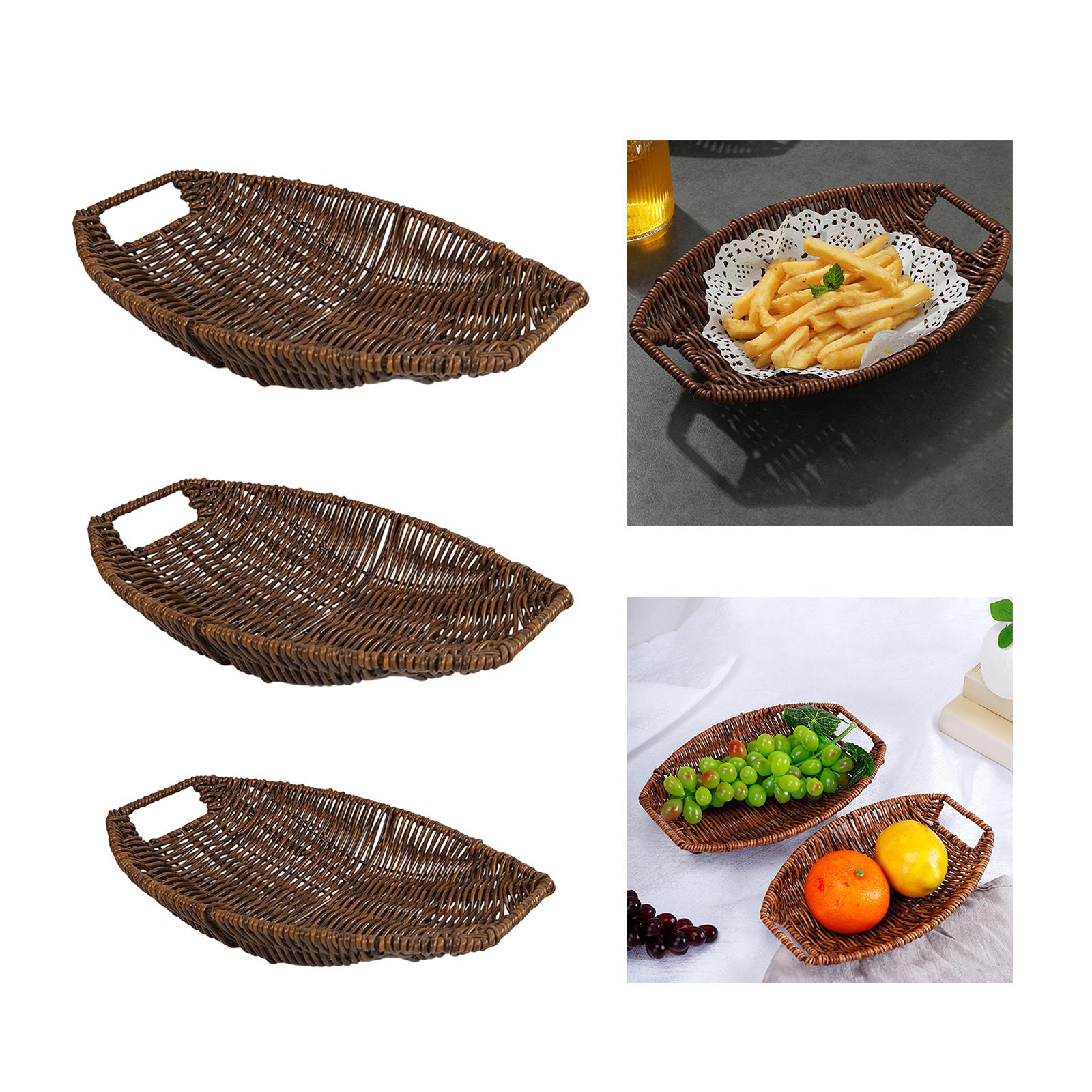 Rustic Rattan Storage Basket S - Food Snacks Drinks 评论和价格