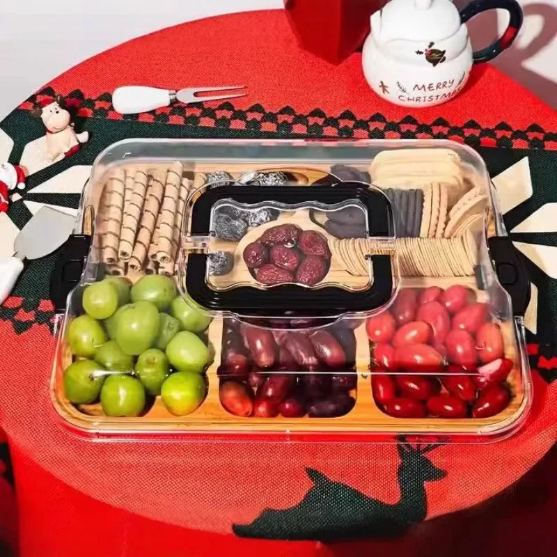 Wooden Cheese Board Snack Tray - Food Snacks For Camping 评论和价格